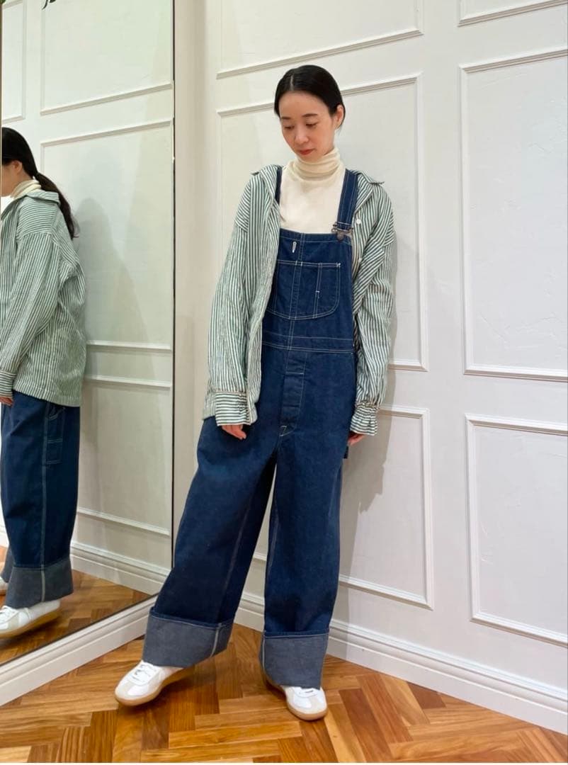 アンスクリア INSCRIRE イエナIENA デニムオーバーオール