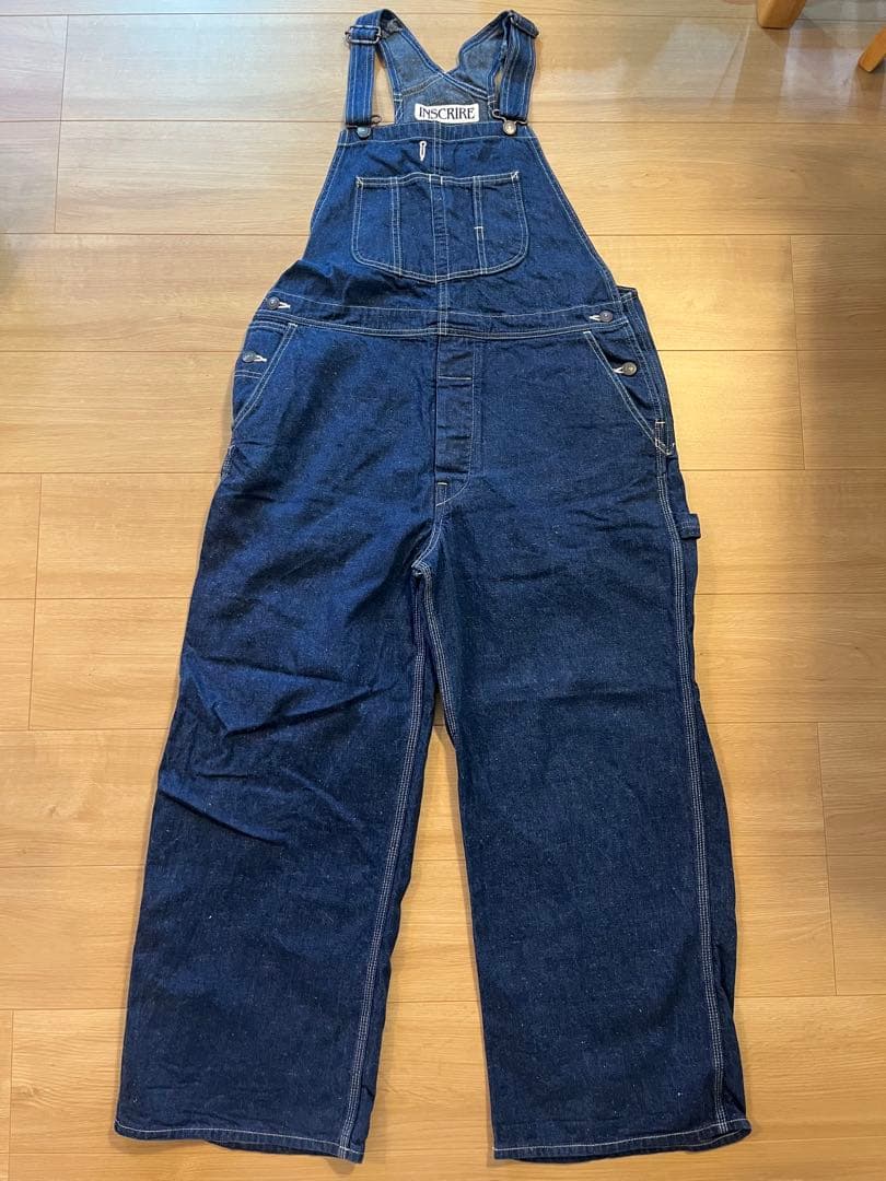 アンスクリア INSCRIRE イエナIENA デニムオーバーオール
