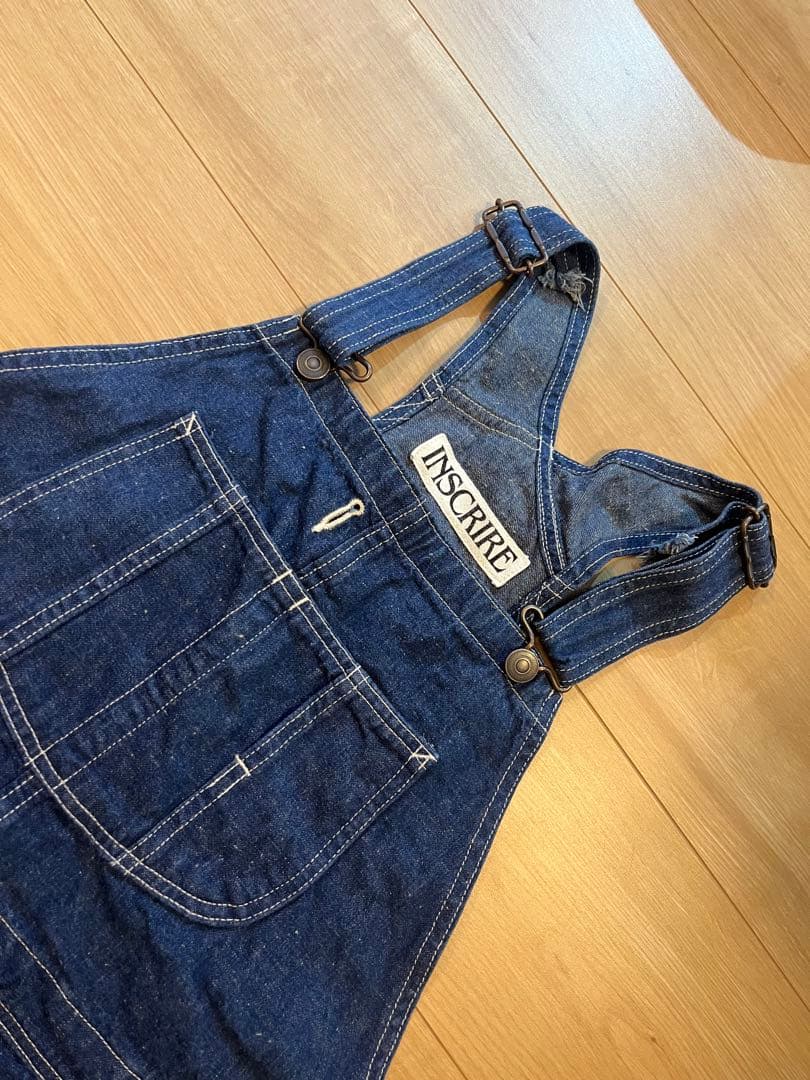 アンスクリア INSCRIRE イエナIENA デニムオーバーオール