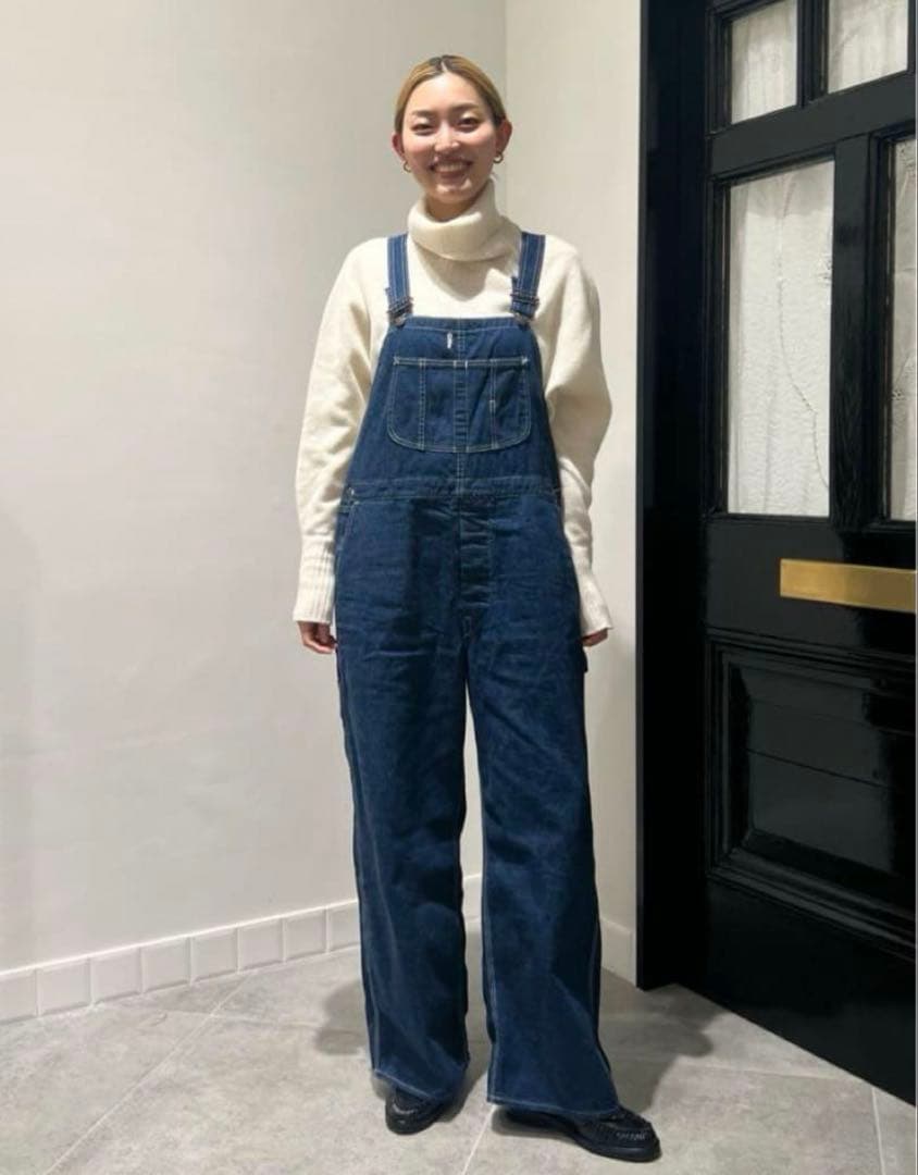 アンスクリア INSCRIRE イエナIENA デニムオーバーオール