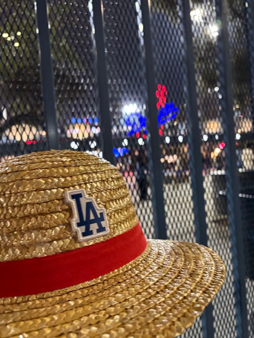 ドジャース ワンピースコラボ 麦わら帽子　大谷選手表紙インサイダー付き①