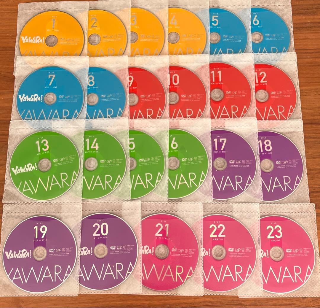YAWARA! DVD 全23巻 全巻セット　アニメ　ヤワラ　ディスクのみ