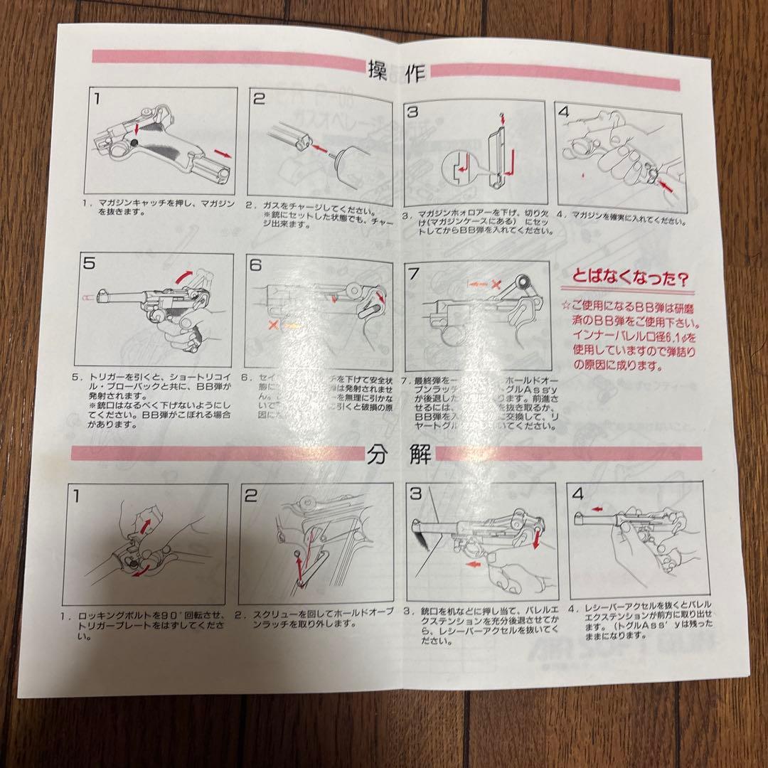 タナカ ルガーP-08 ガスガン