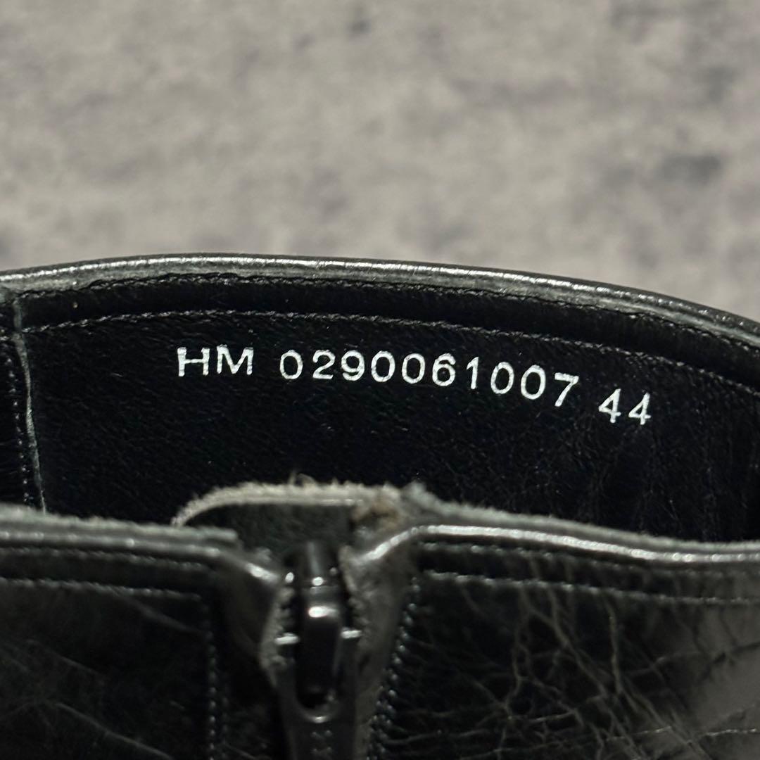 未使用級　5351プールオム　ブーツ　サイドジップ　ブラック　本革　2112