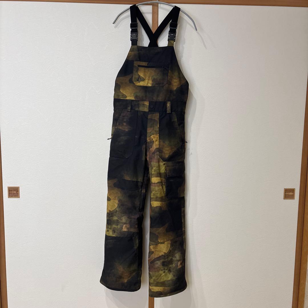 VOLCOM ボルコム キッズ ユース スノーボード ウェア ビブパンツLサイズ