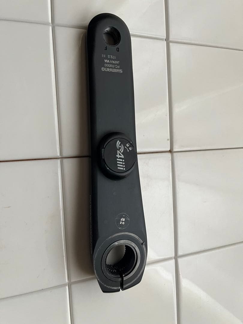 4iiiiパワーメーター　シマノ　FC-R8000 左クランク　172.5mm