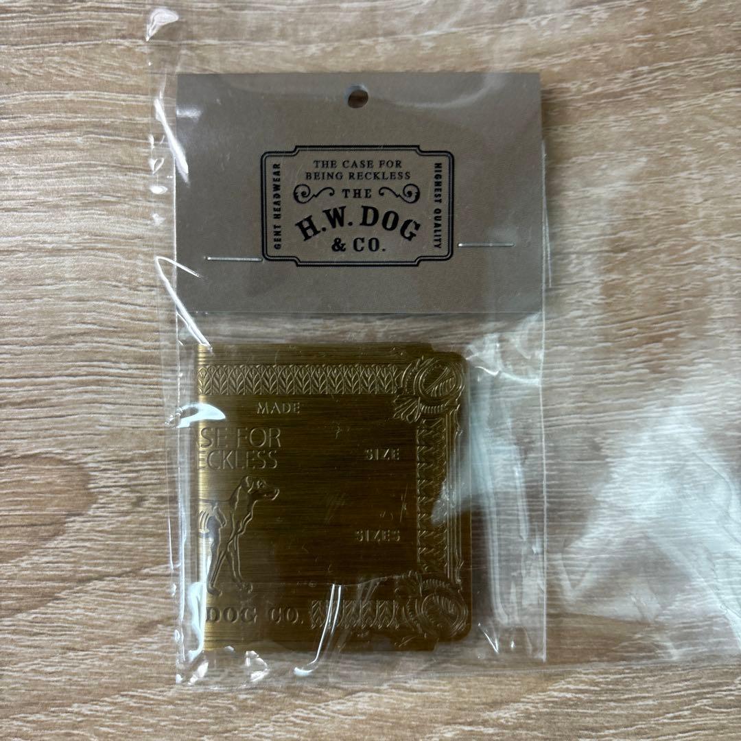 H.W. DOG & CO. マネークリップ ゴールド