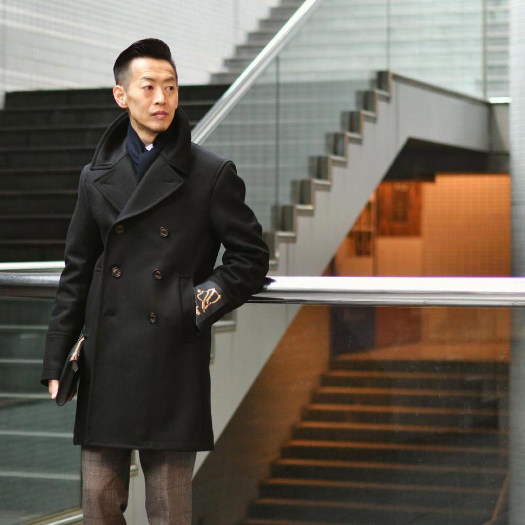 Sealup シーラップ ピーコート GENOVA ウールメルトンロングPコート