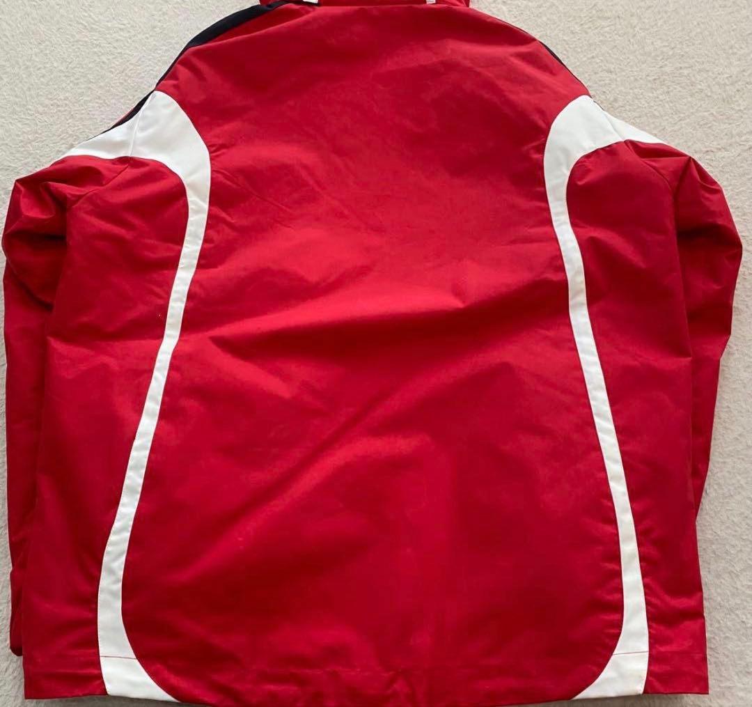 デサント レッド スキーウェア　上下セット