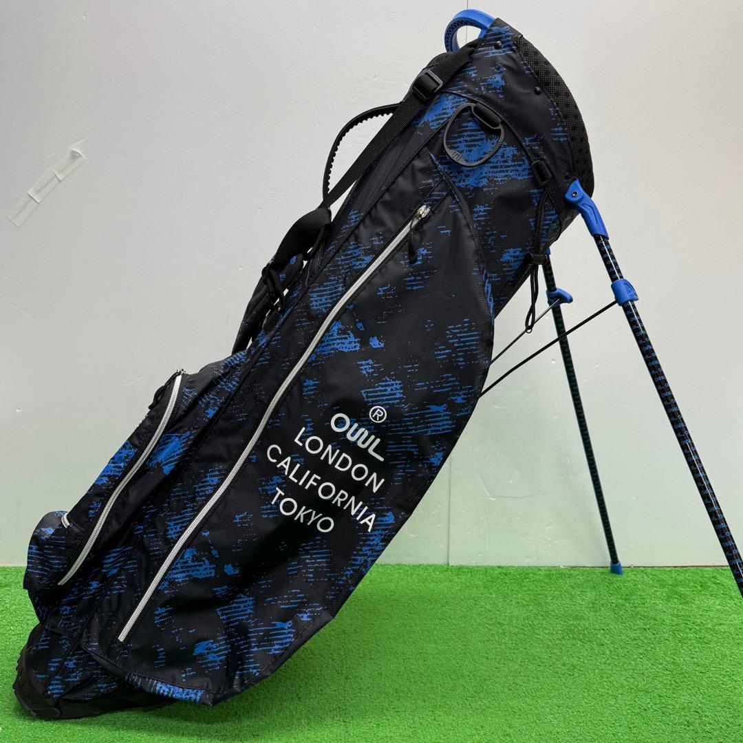 OUUL オウル　キャディーバック　ゴルフバック　９インチ　ブルー