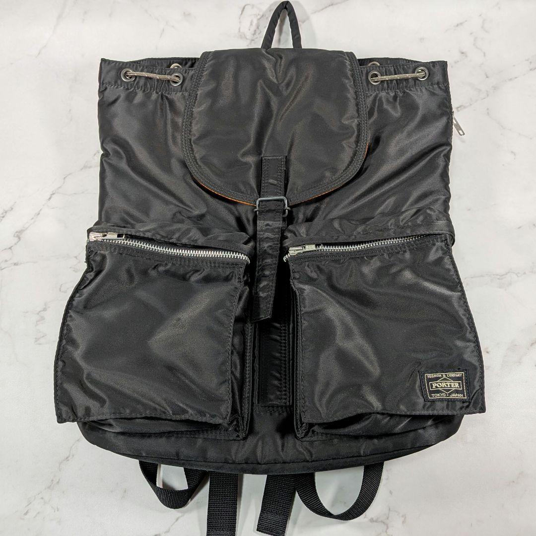 PORTER ポーター ラックサック リュック 黒 吉田カバン 日本製