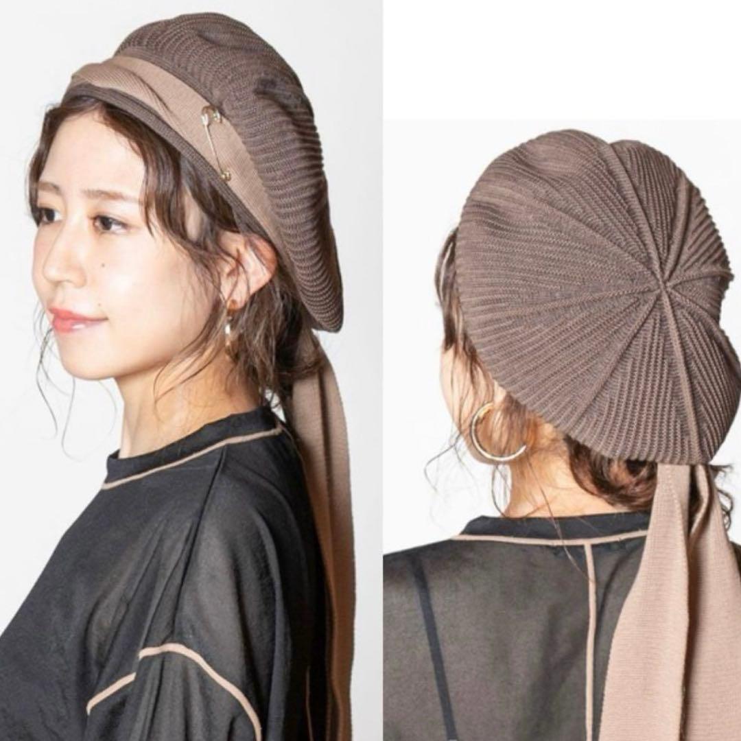 美品✨完売品✨CA4LAカシラ CF MONT ベレー帽 リボン ニット帽