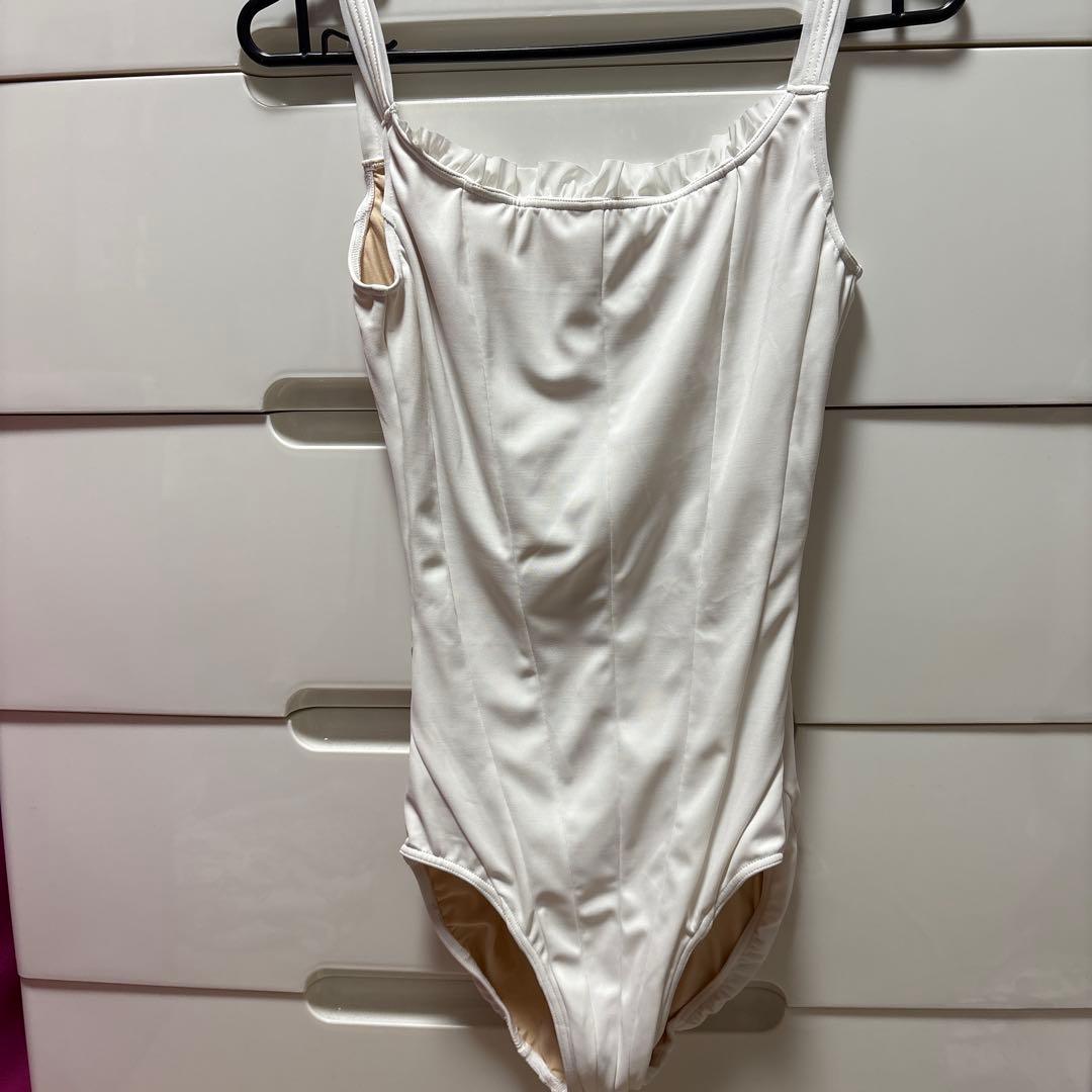 stina/M/Retune/ホワイトノースリーブレオタード