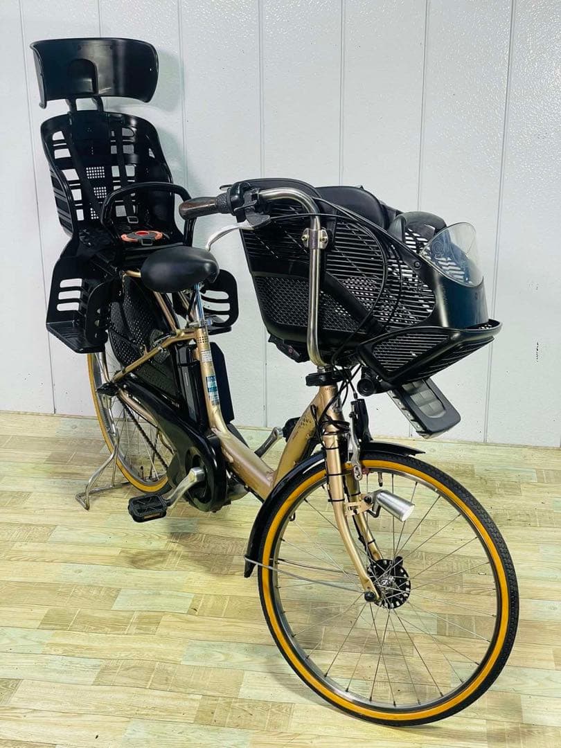 3022ブリヂストン8.9アンペア3人乗り対応子供乗せ　電動アシスト自転車