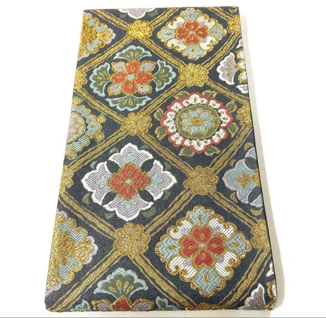 専用帯6137 5922 ニ点セット●高級 正絹 名古屋仕立て