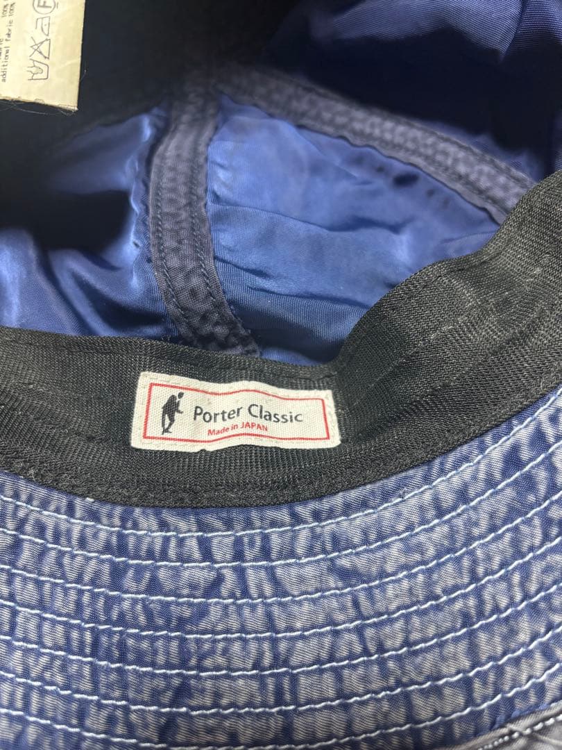 [激レア]Porter ポーター スーパーナイロンハット 藍染 m37