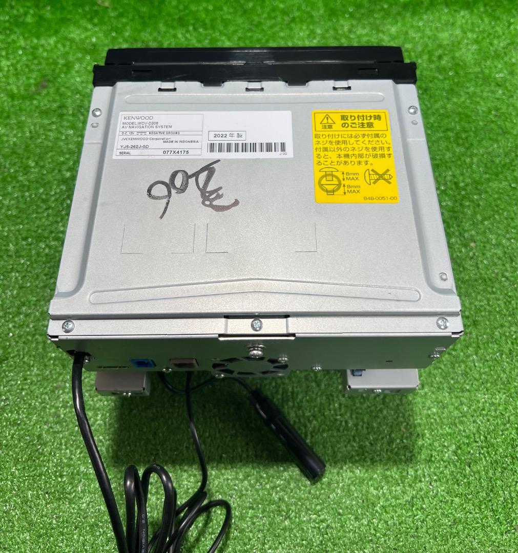 MDV-D208 KENWOODケンウッド カーナビ ナビ 地図データ 2024