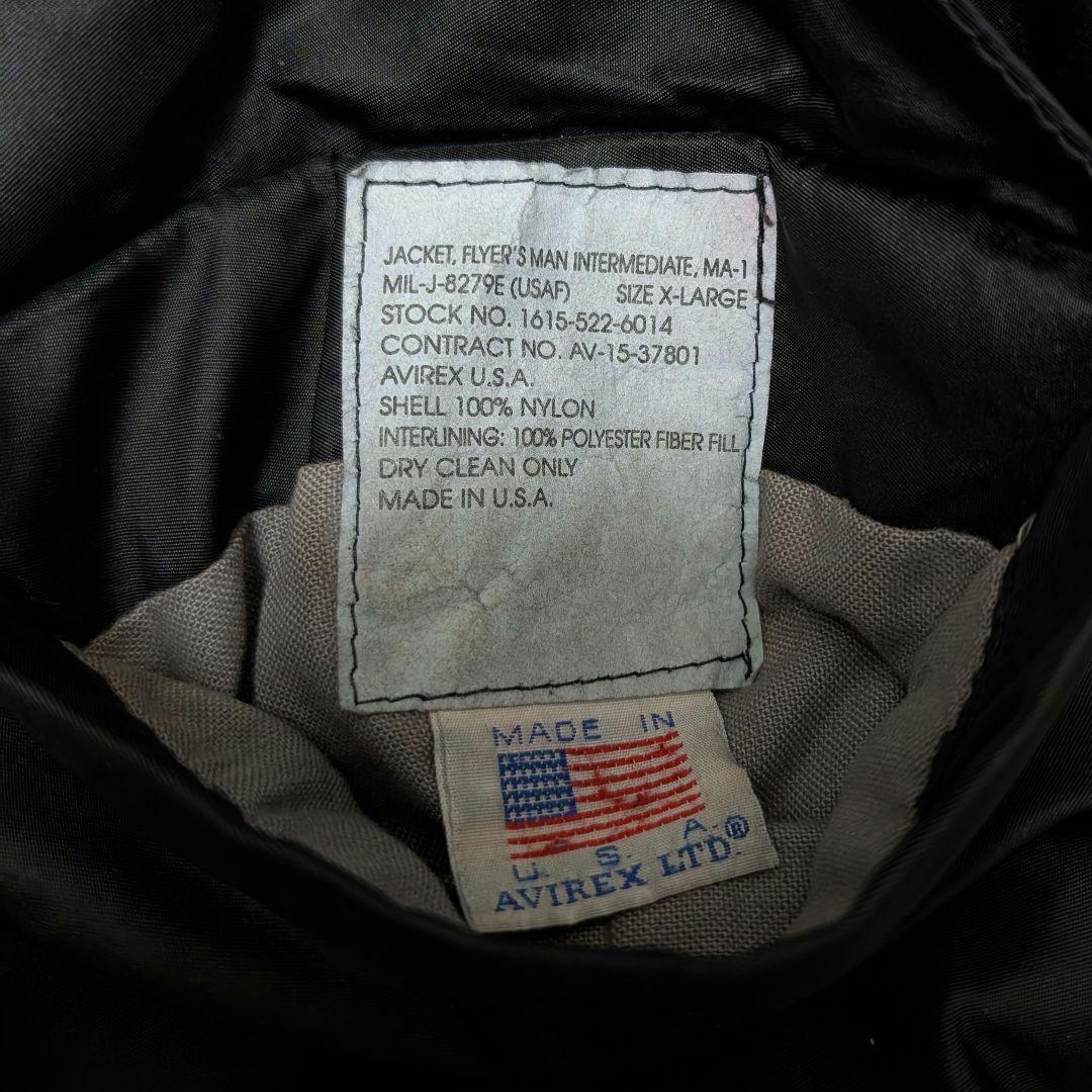 米国製 AVIREX アヴィレックス MA-1 フライトジャケット ヴィンテージ