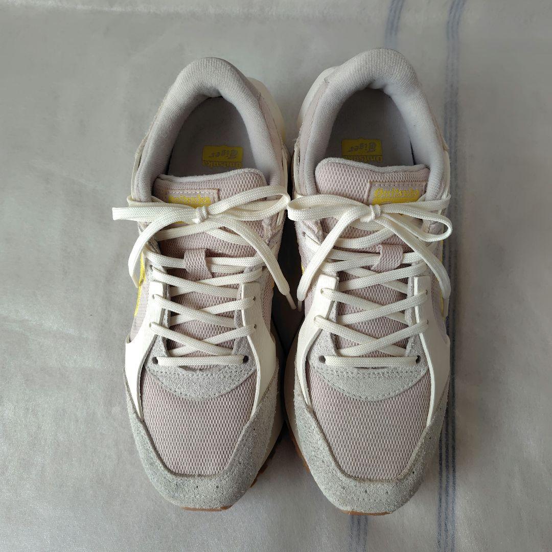 オニツカタイガー MOAGE CO モアージュ ベージュ イエロー 24cm