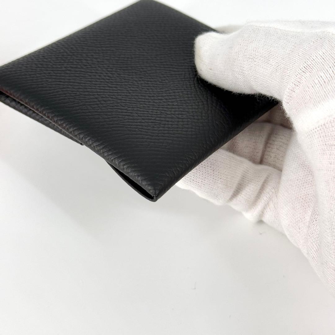 新品 HERMES バスティア ケース ノワール ブラック B刻印 黒