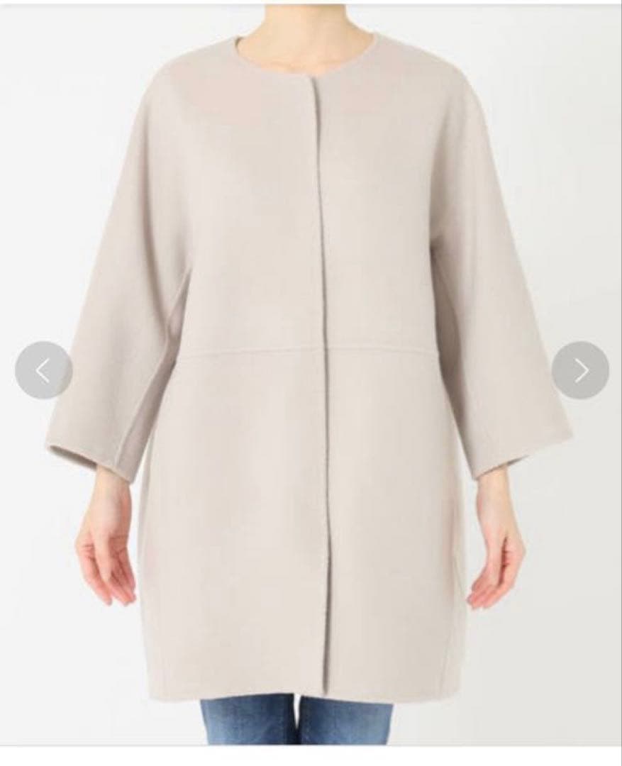 Deuxieme Classeリバーノーカラーコート