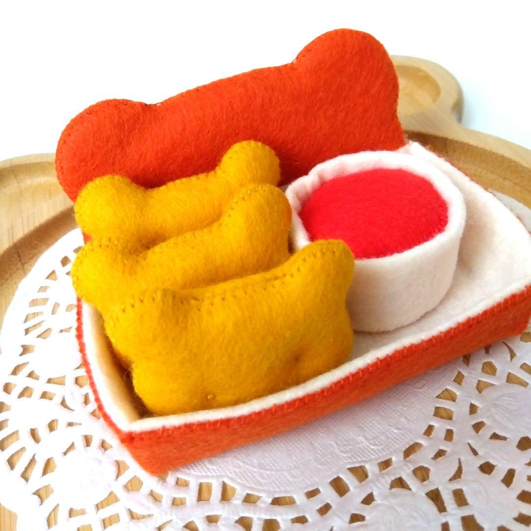 のりこ　フェルトおままごと　ままごと　パンBOX他　　しろたま