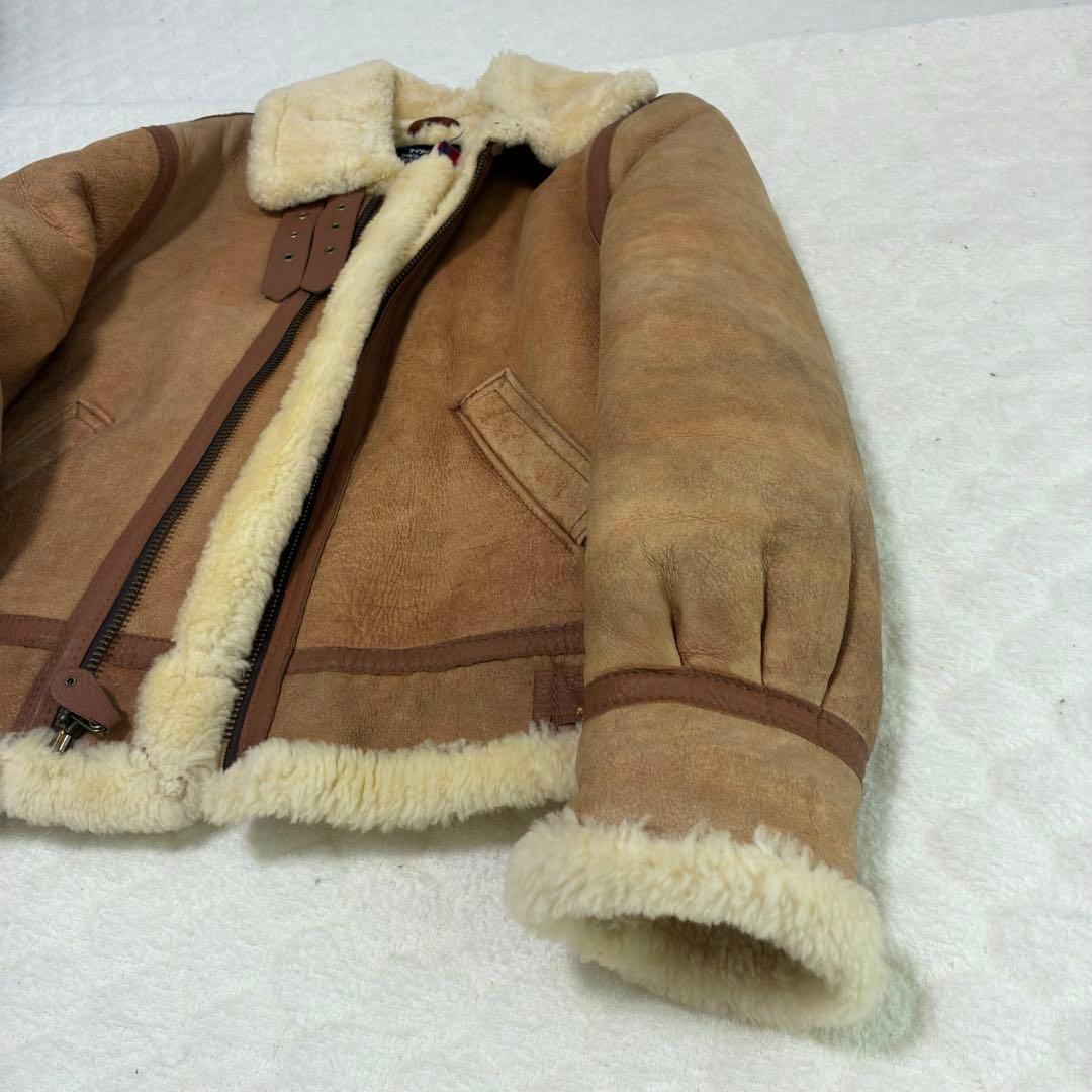 Schott B-3 フライトジャケット シープスキン 40 ファー裏地