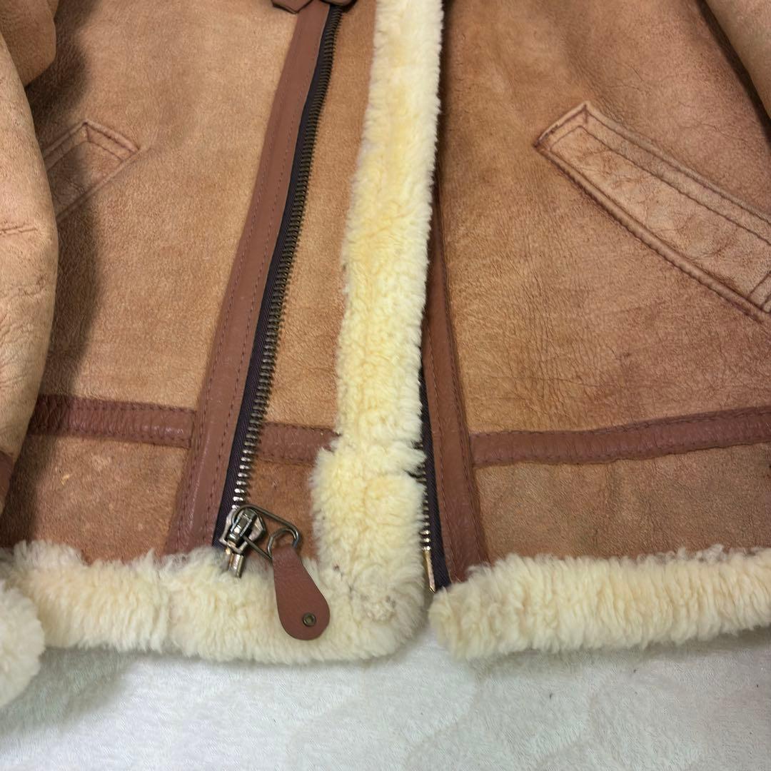 Schott B-3 フライトジャケット シープスキン 40 ファー裏地