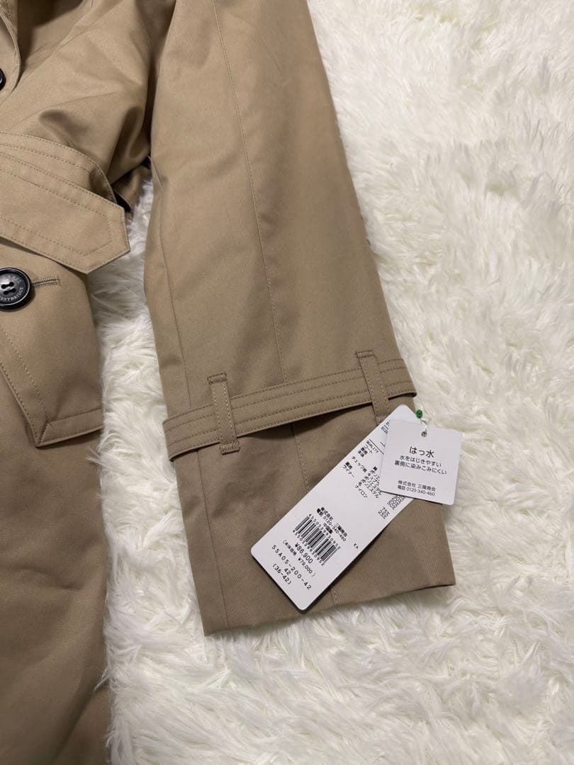 新品　ブルーレーベル クレストブリッジ　トレンチコート　ライナーつき　チェック