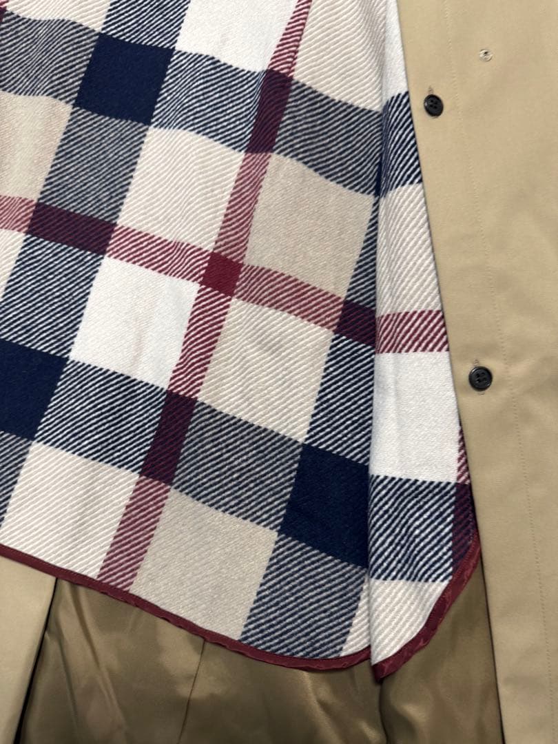 新品　ブルーレーベル クレストブリッジ　トレンチコート　ライナーつき　チェック