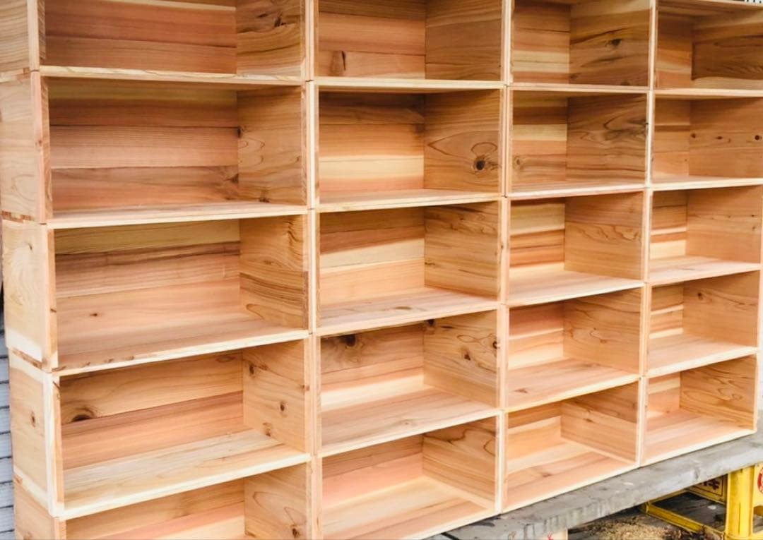 marumaru りんご箱 3箱 & 収納小箱 2箱