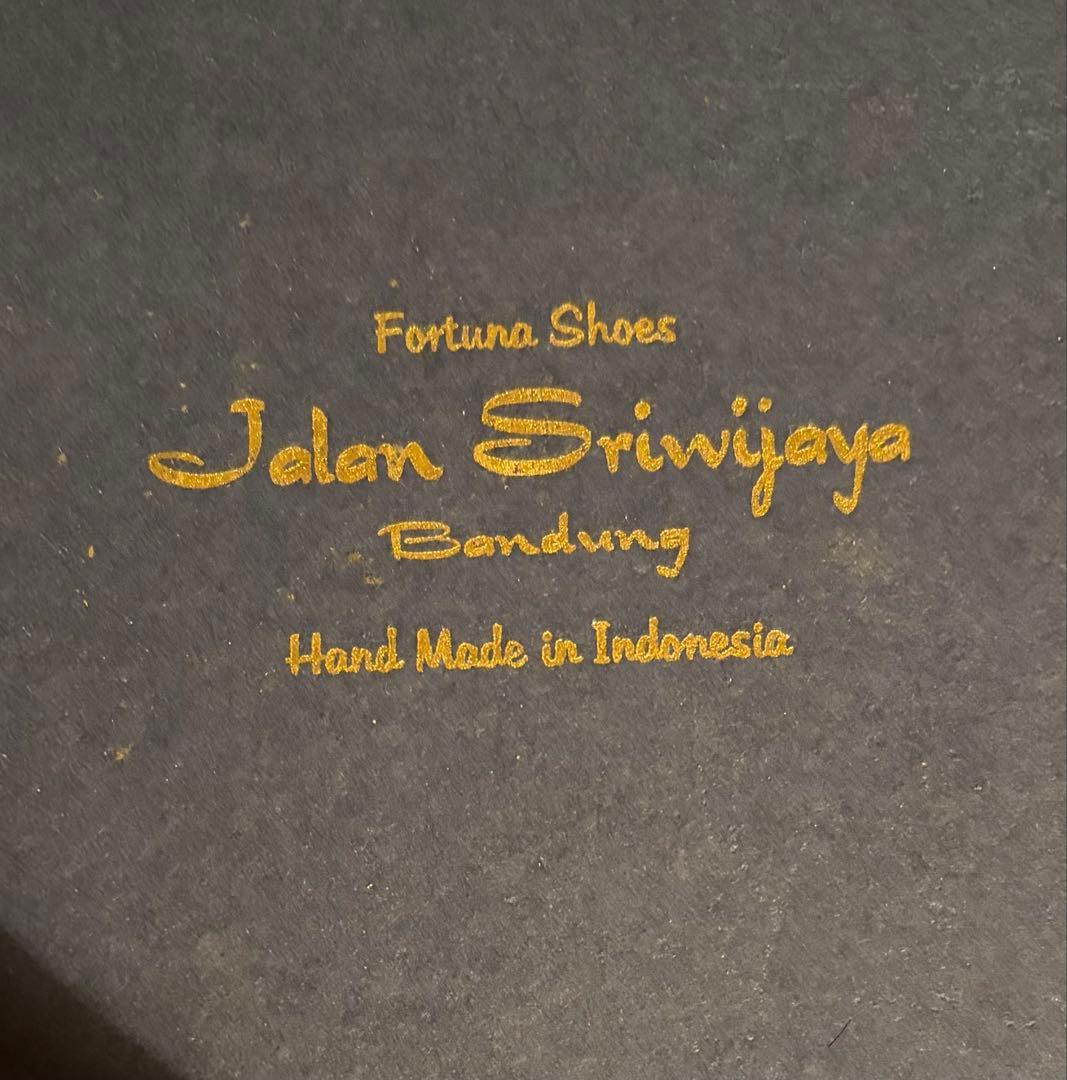 ジャランスリワヤ JALAN SRIWIJAYA 黒　ローファー革靴26cm相当