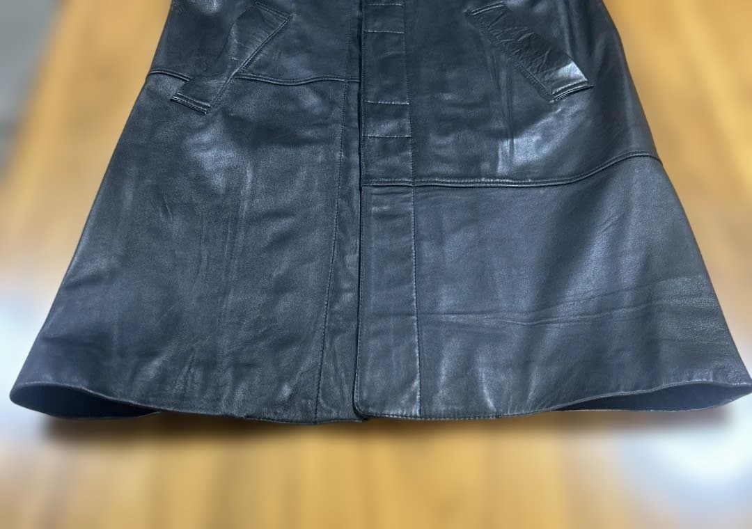 【HAI®︎ SPORTING GEAR】レザーロングコート／☘️イッセイ ミヤケ