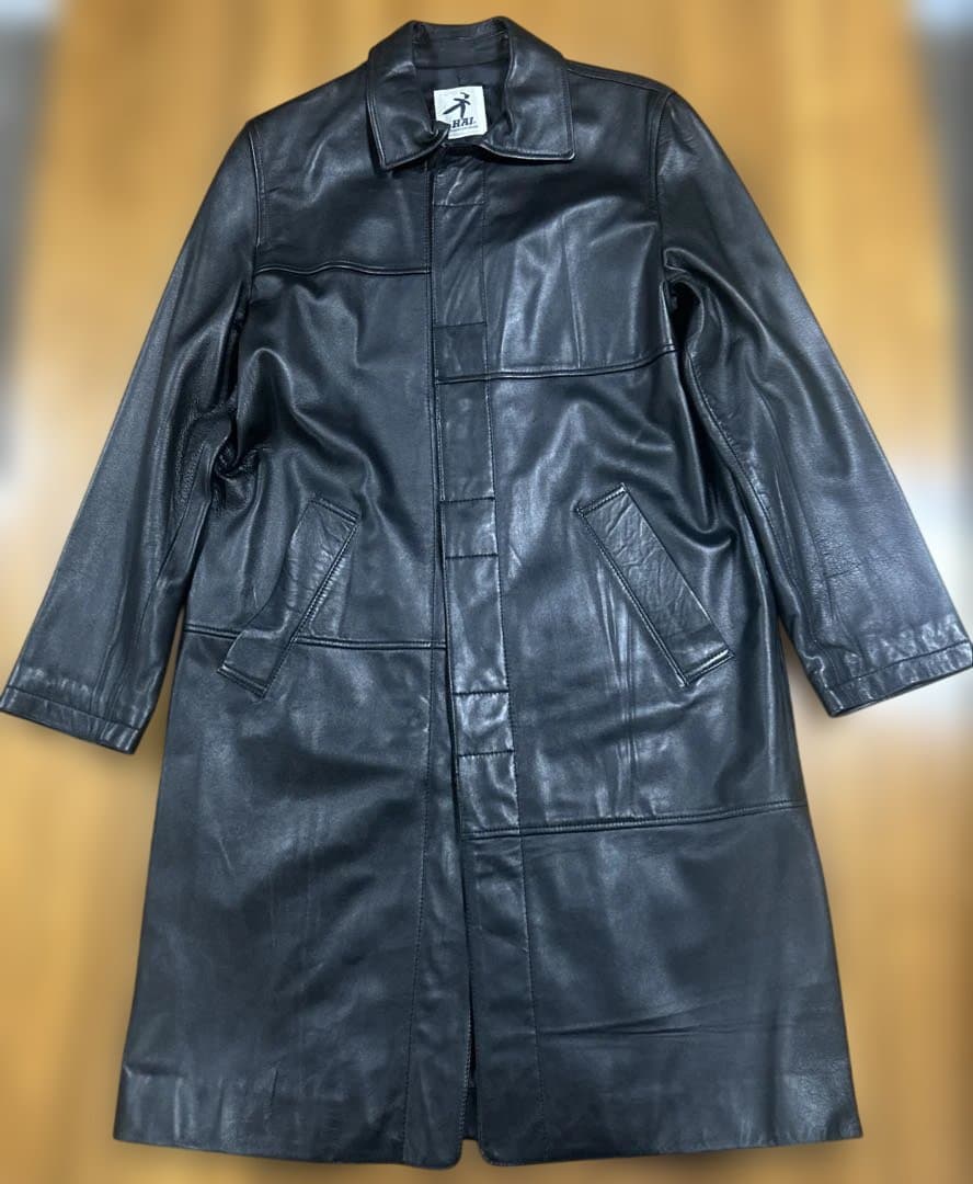 【HAI®︎ SPORTING GEAR】レザーロングコート／☘️イッセイ ミヤケ