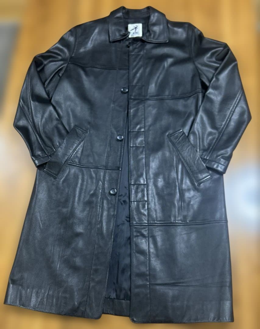 【HAI®︎ SPORTING GEAR】レザーロングコート／☘️イッセイ ミヤケ