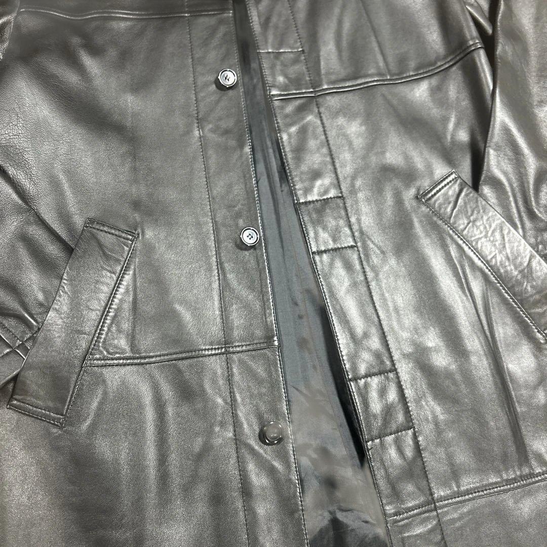 【HAI®︎ SPORTING GEAR】レザーロングコート／☘️イッセイ ミヤケ