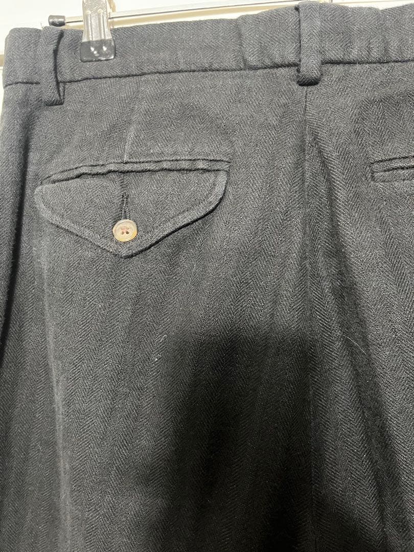 polo by Ralph Lauren ヘリンボーンコットンリネンスラックス