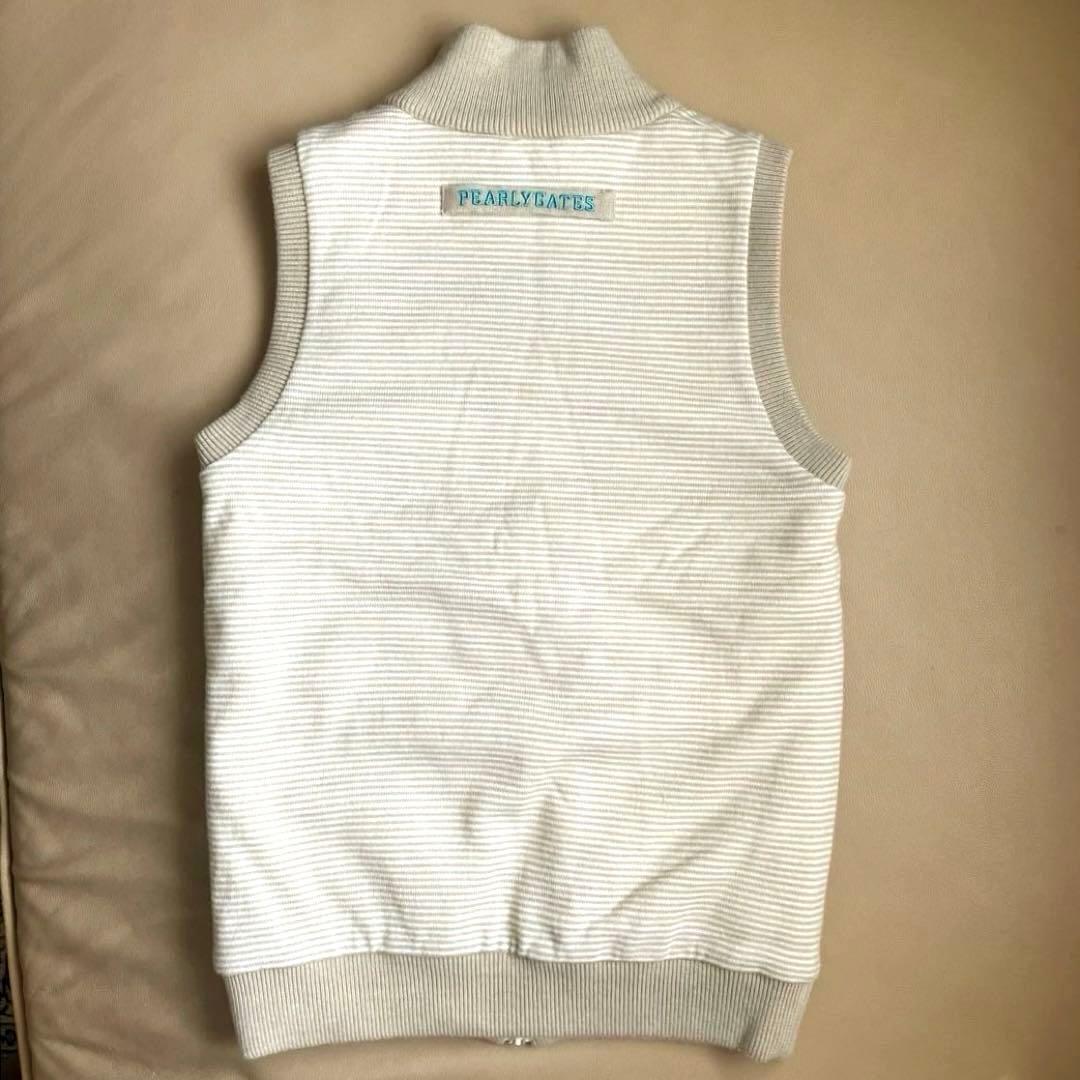 【美品】PEARLY GATES レディース リバーシブル防風ベスト サイズ1