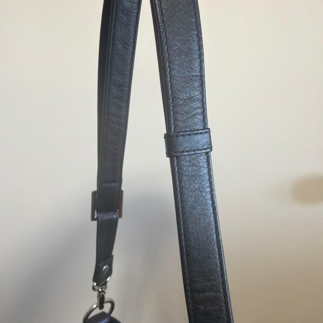 【美品】SALON DE ALFURD レザー　ショルダーバッグ　2way 黒