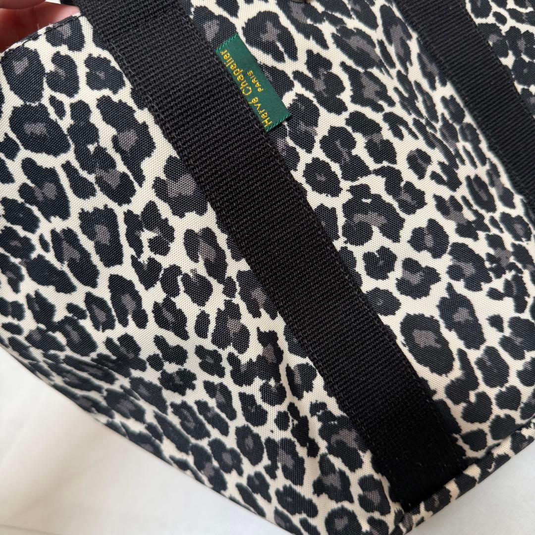 美品 エルベシャプリエ 1707F パンサーブラン×ノワール