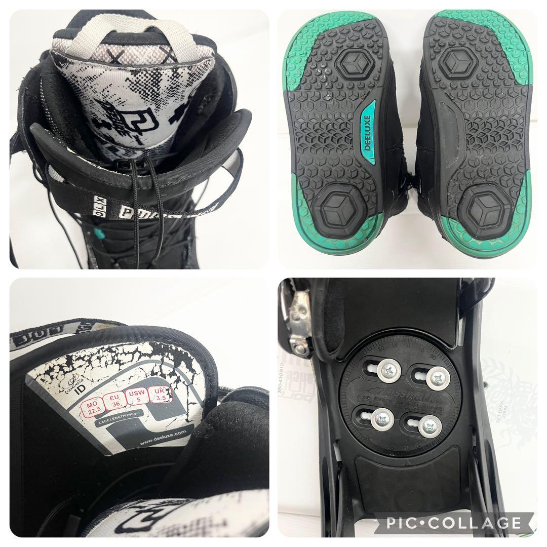 ジュニア　レディース　DEELUXE スノーボード　フルセット　ブーツ　FLUX