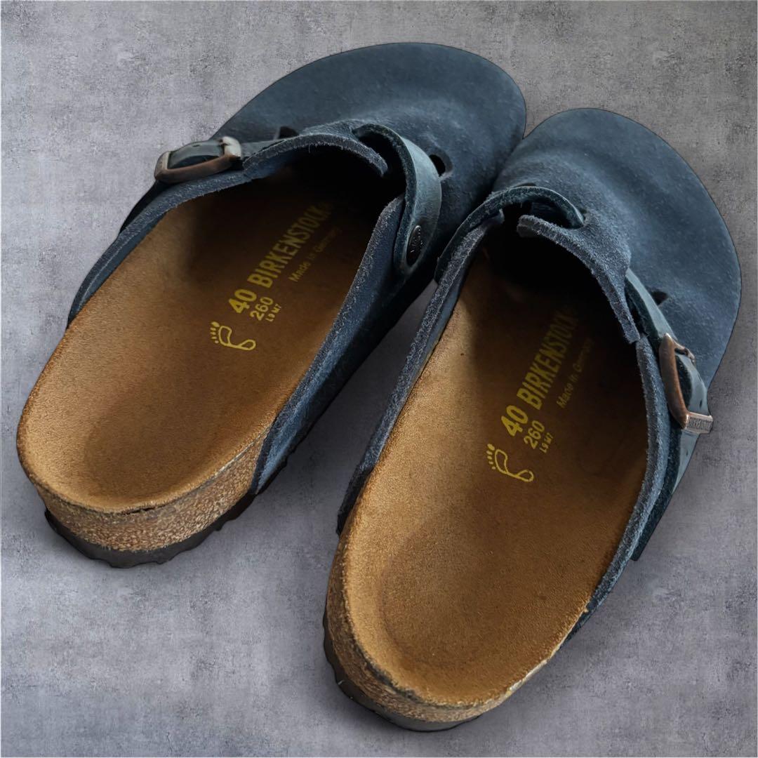 【BIRKENSTOCK】Boston BLUE/EU40 26cm