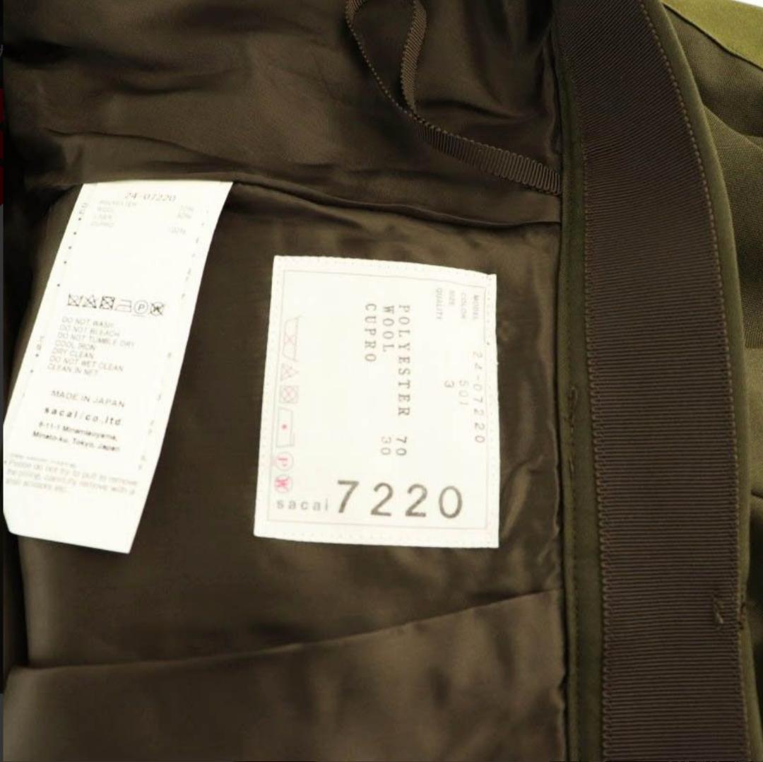 sacai 24ss Suiting Shorts カーキ３