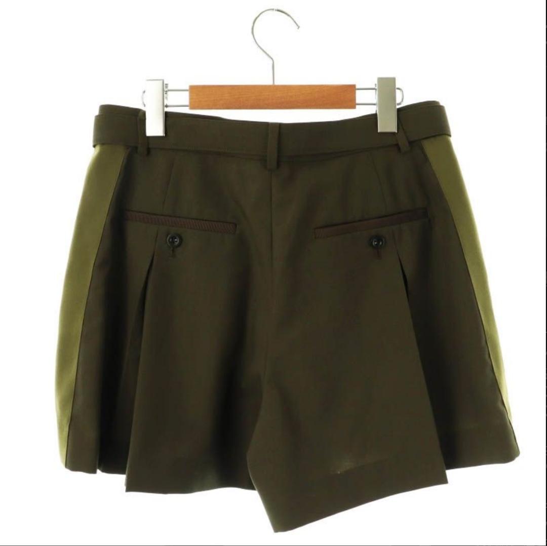 sacai 24ss Suiting Shorts カーキ３