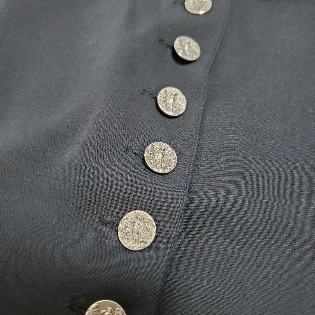 希少✨agnes b.　アニエスベー ナポレオンぺプラムジャケット　銀ボタン