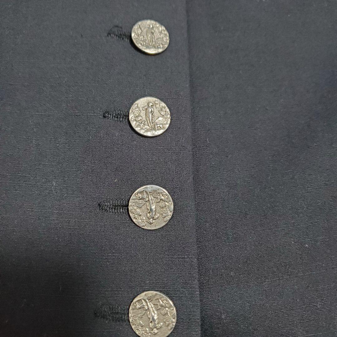 希少✨agnes b.　アニエスベー ナポレオンぺプラムジャケット　銀ボタン