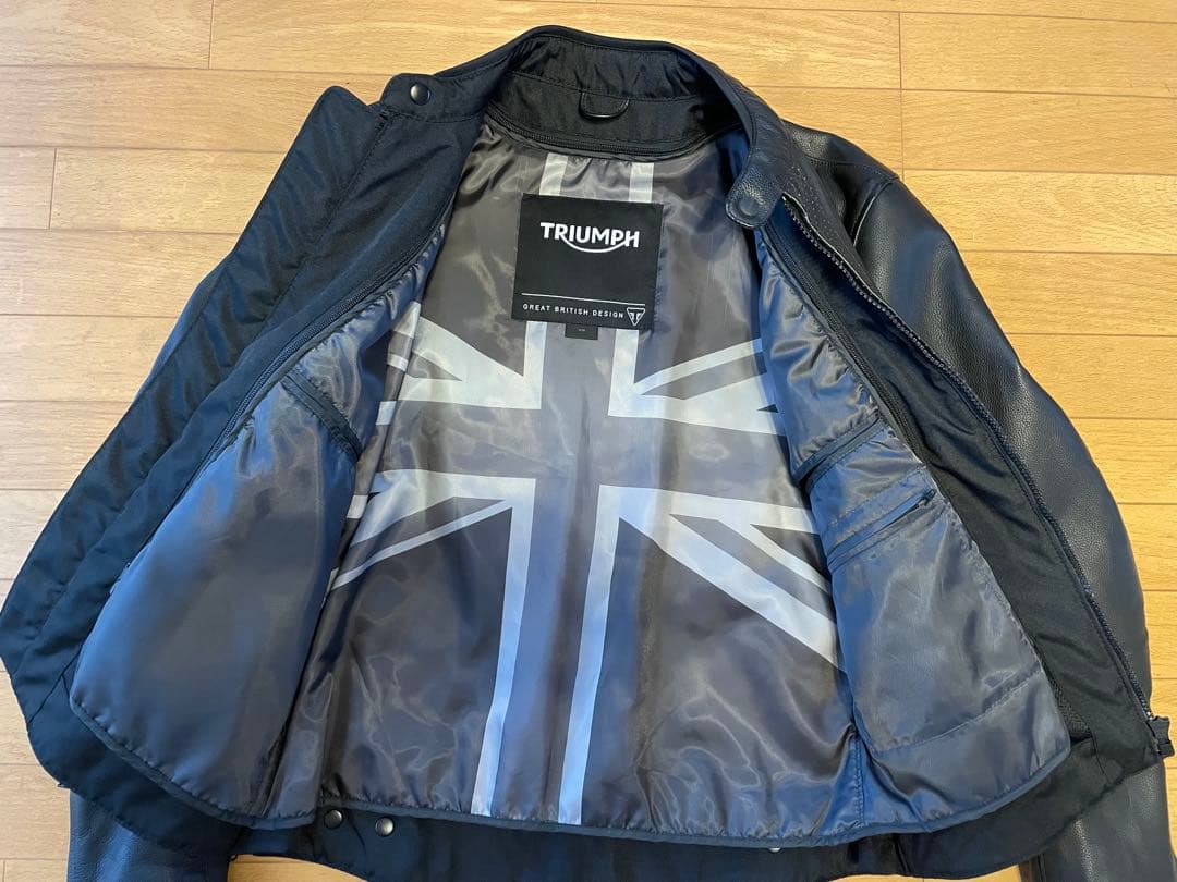 kawasaki　TRIUMPH トライアンフ レザージャケット