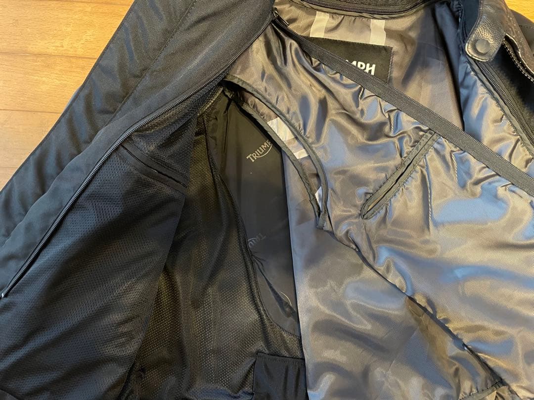 kawasaki　TRIUMPH トライアンフ レザージャケット