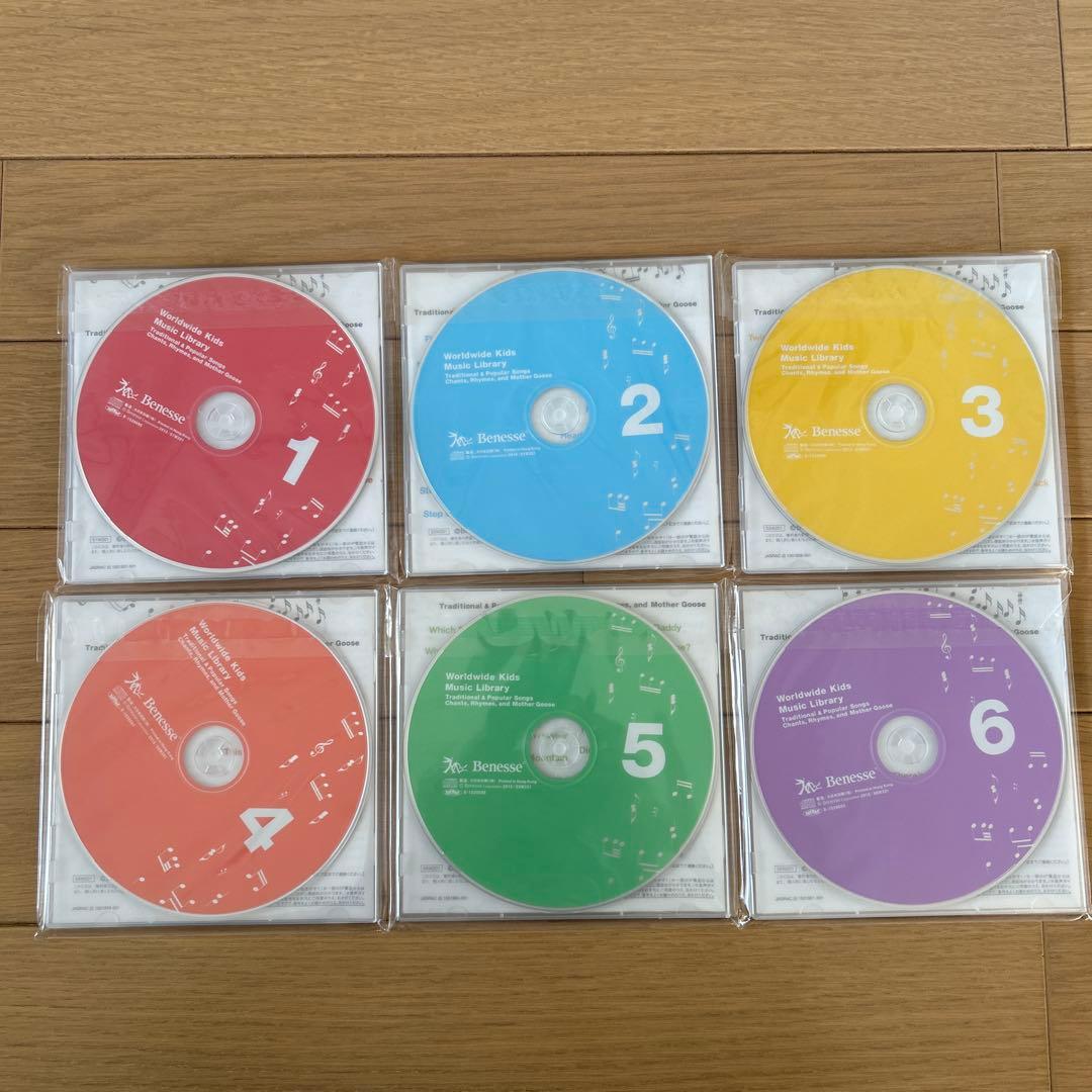 ワールドワイドキッズ　DVD 30枚　CD 6枚　英語教材
