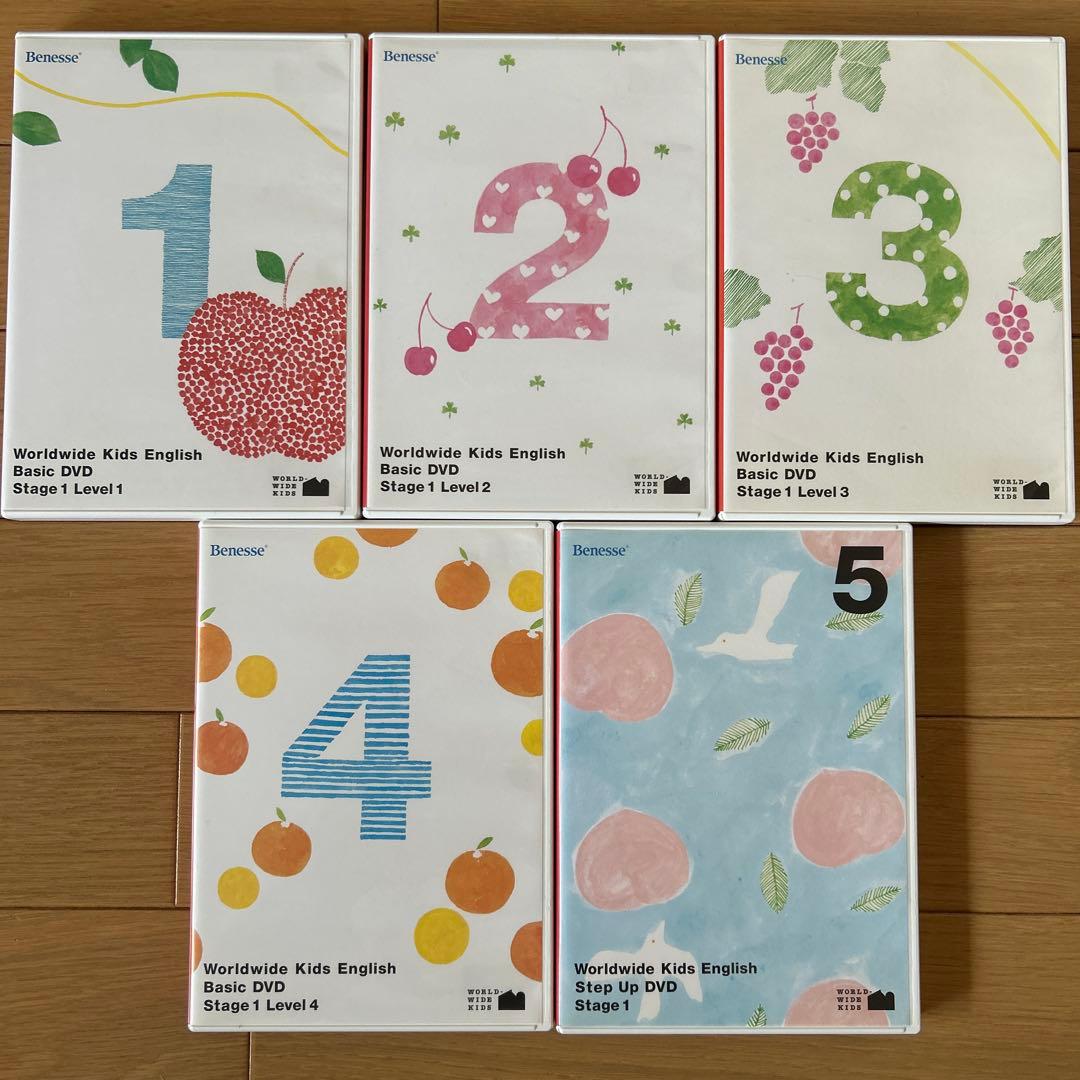 ワールドワイドキッズ　DVD 30枚　CD 6枚　英語教材